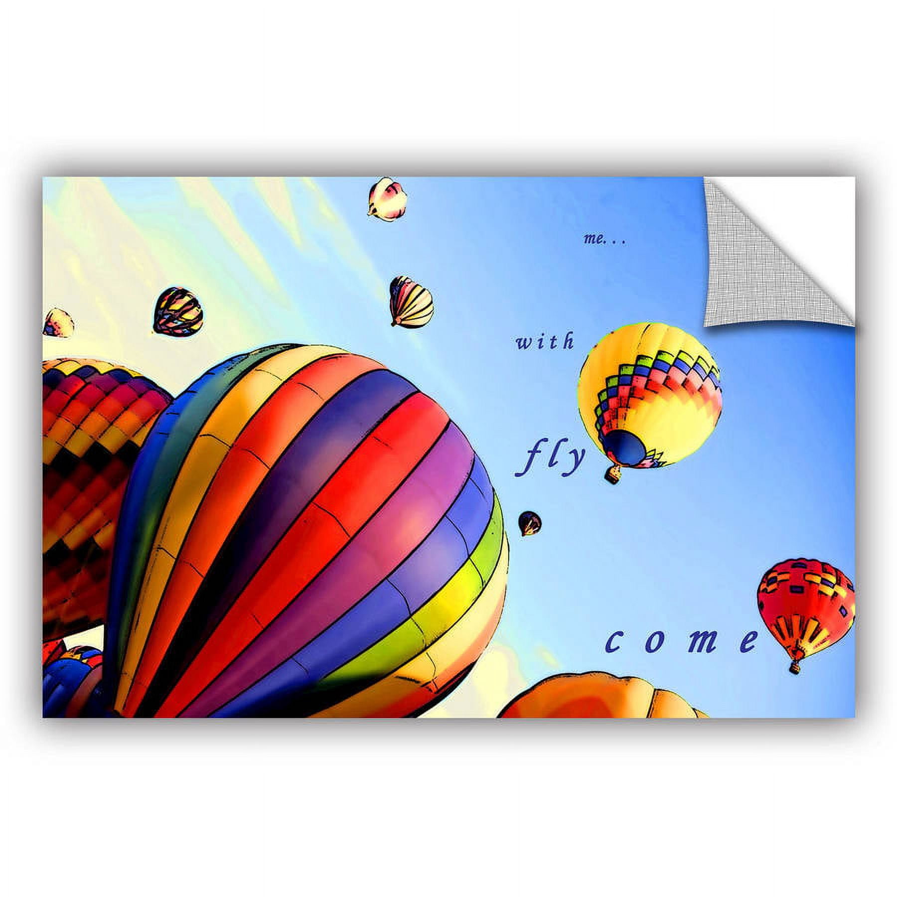 ArtAppealz Linda Parker "Come Fly With Me" Removable Wall Art