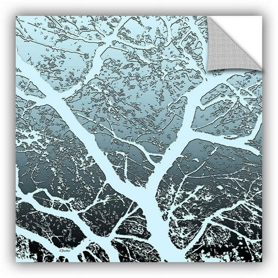 ArtAppealz Linda Parker "Evening Light On Tree" Removable Wall Art