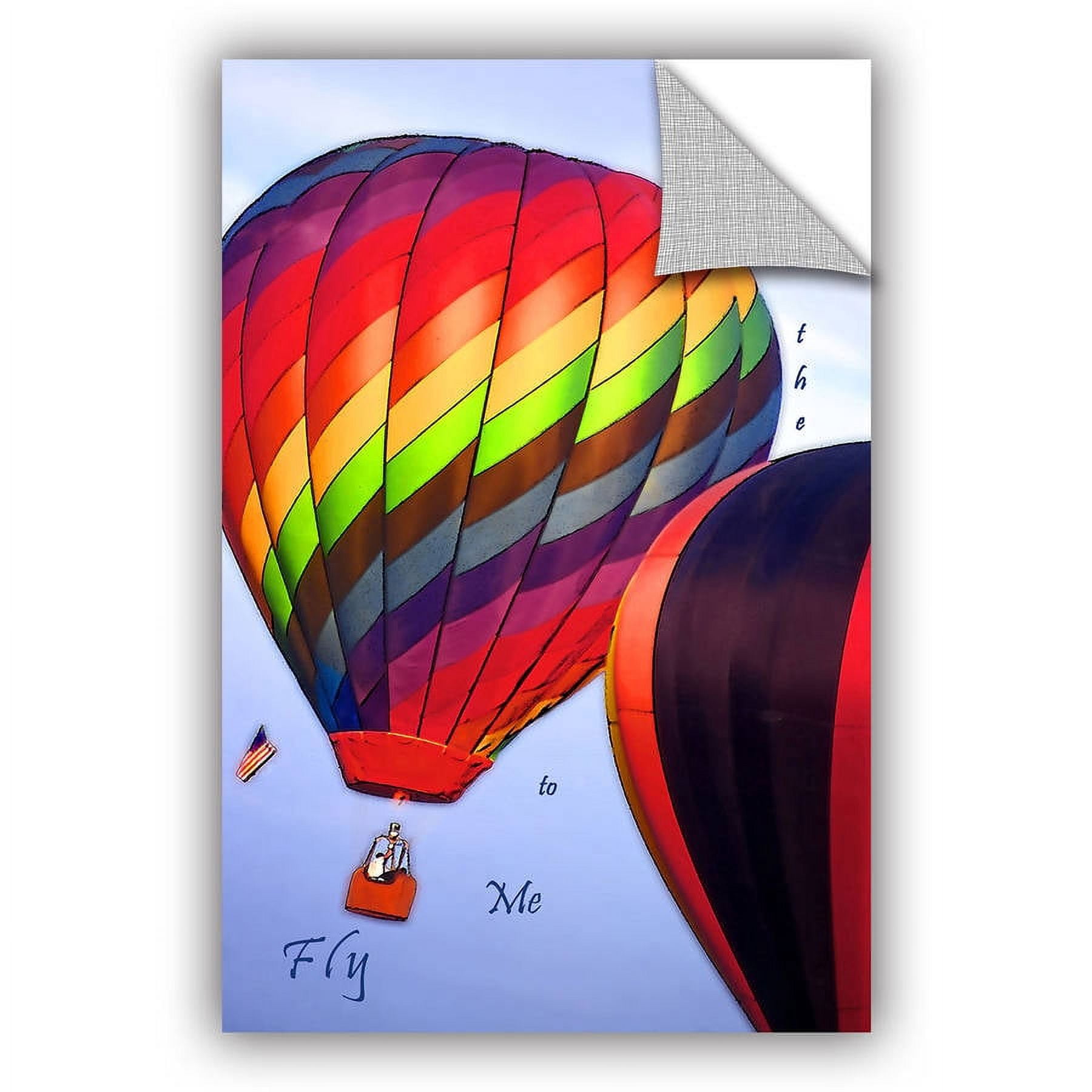ArtAppealz Linda Parker "Fly Me To The Moon" Removable Wall Art