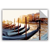 ArtAppealz Linda Parker "Gondolas Of Venice" Removable Wall Art