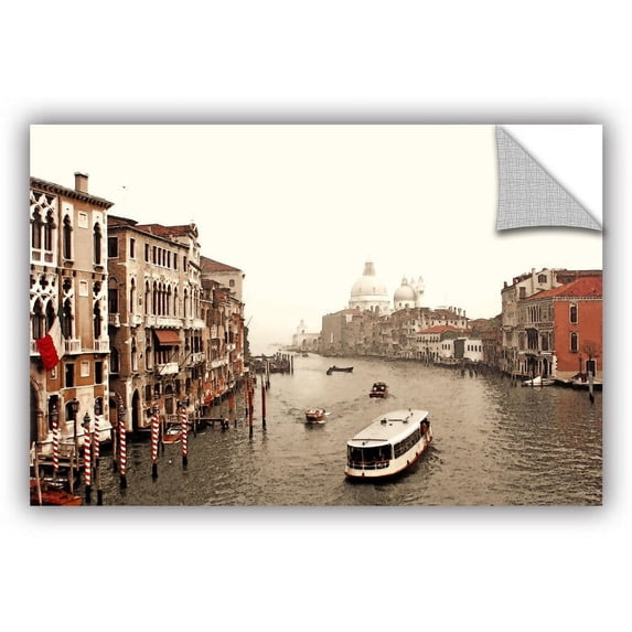 ArtAppealz Linda Parker "Grand Canal From Rialto" Removable Wall Art