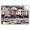 thumbnail image 1 of ArtAppealz Linda Parker "Italy: Sunny Portofino" Removable Wall Art, 1 of 2