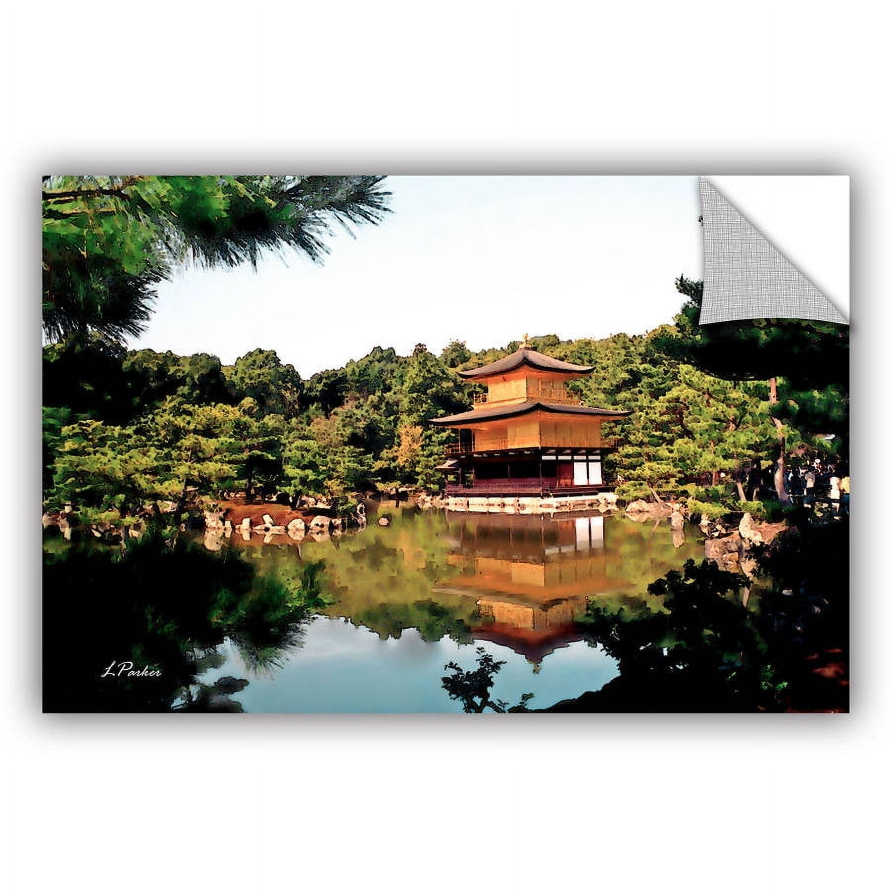 ArtAppealz Linda Parker "Kinkakuji" Removable Wall Art
