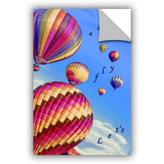 ArtAppealz Linda Parker "Let's Fly Away" Removable Wall Art