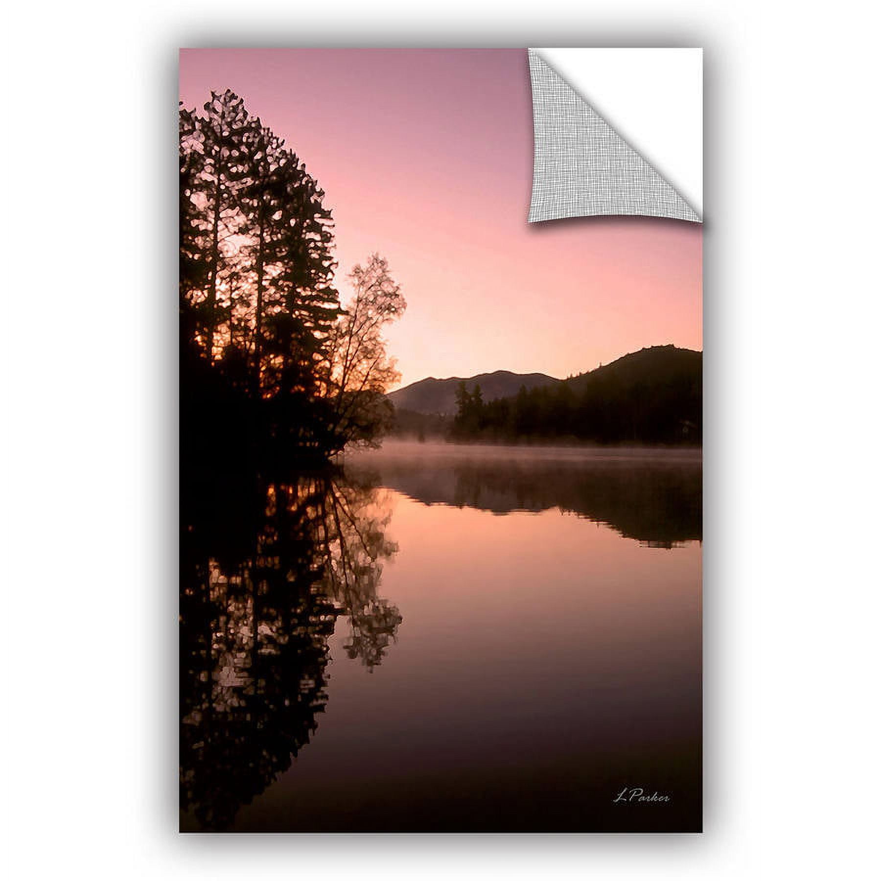 ArtAppealz Linda Parker "Mirror Lake, Lake Placid" Removable Wall Art