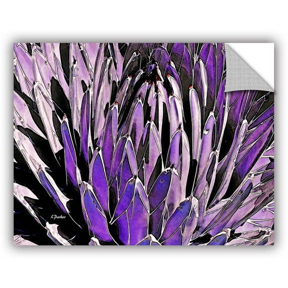 ArtAppealz Linda Parker "Queen Victoria Agave" Removable Wall Art