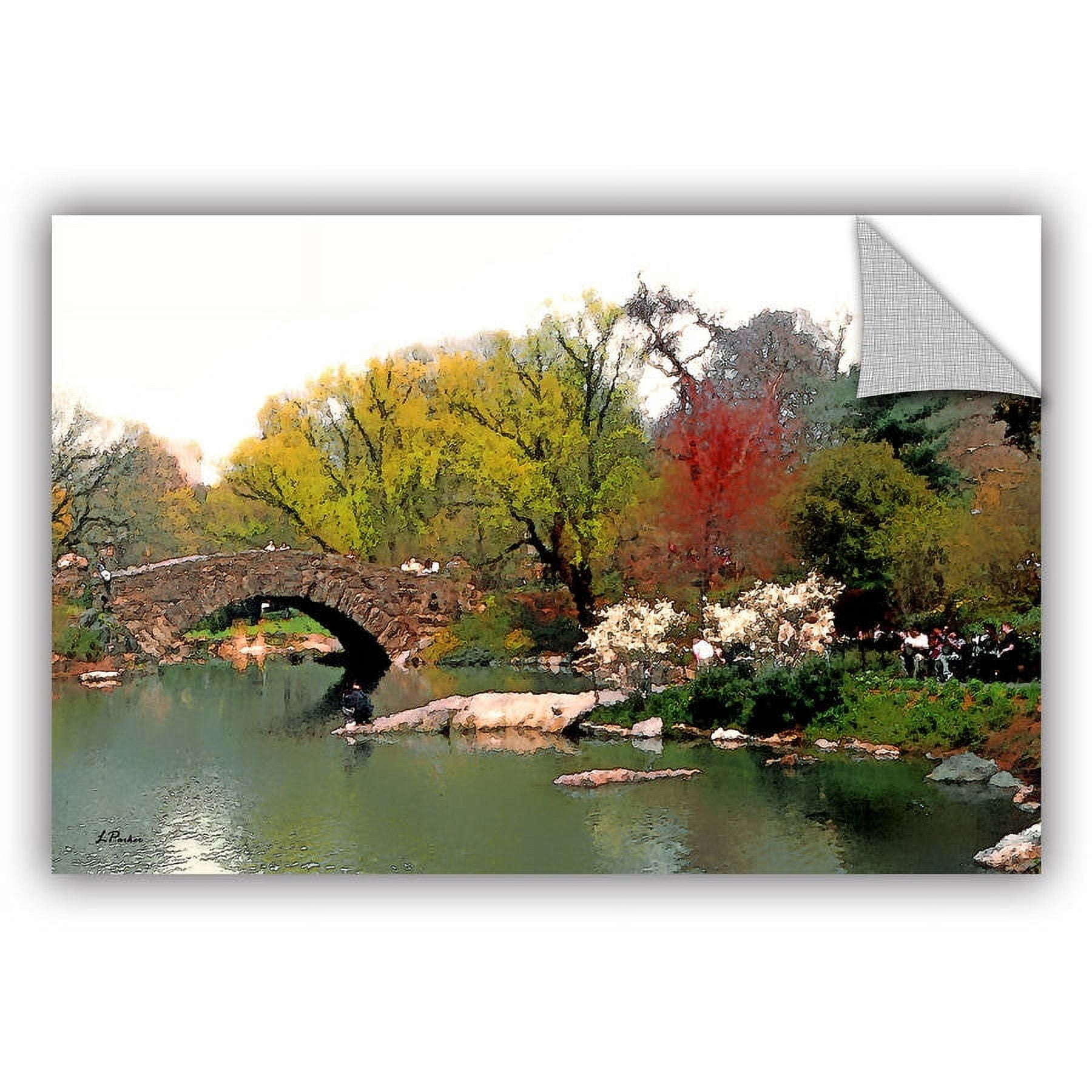ArtAppealz Linda Parker "Saturday Central Park" Removable Wall Art