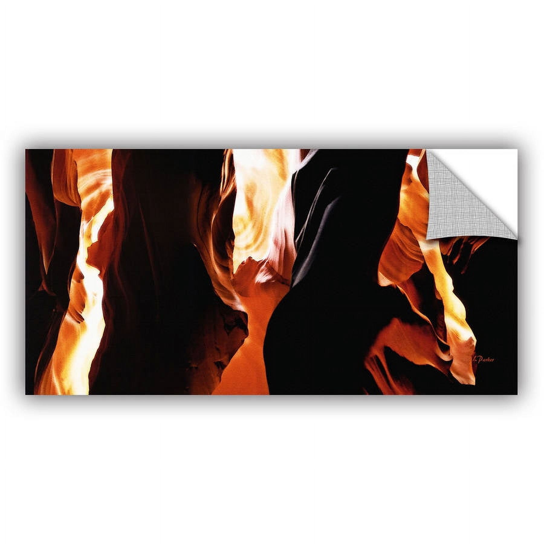 ArtAppealz Linda Parker "Slot Canyon Light From Above 3" Removable Wall Art