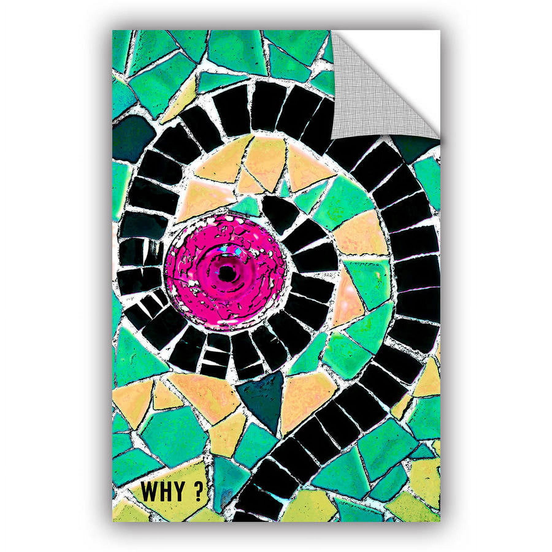 ArtAppealz Linda Parker "Why" Removable Wall Art