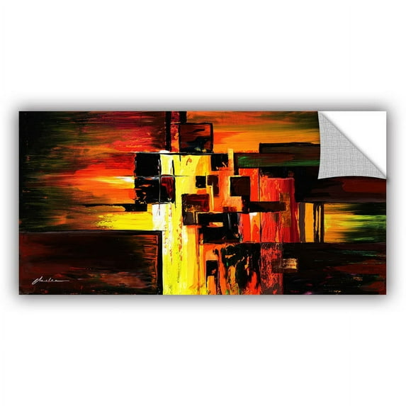 ArtAppealz Milen Tod "Construct" Removable Wall Art