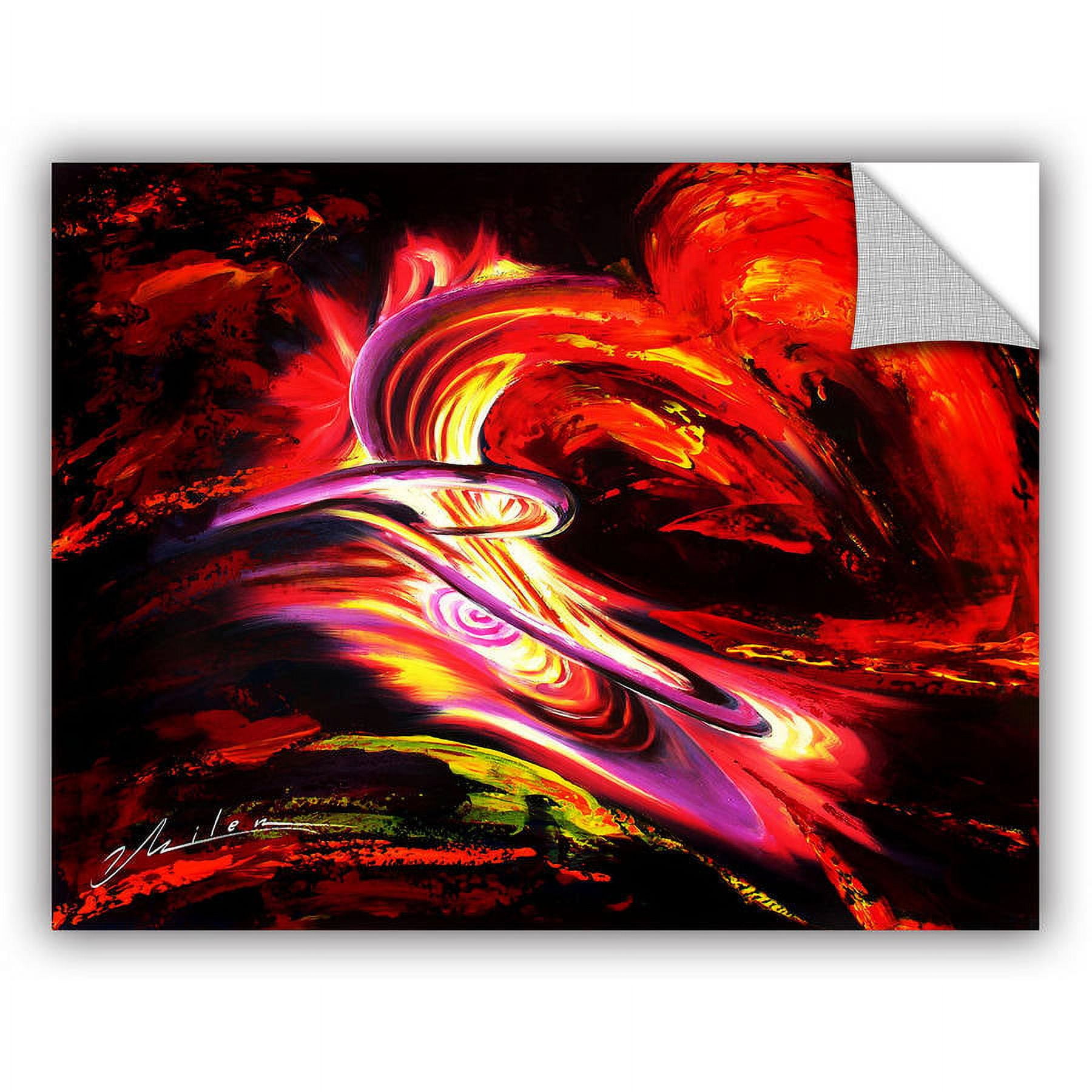 ArtAppealz Milen Tod "Flair" Removable Wall Art