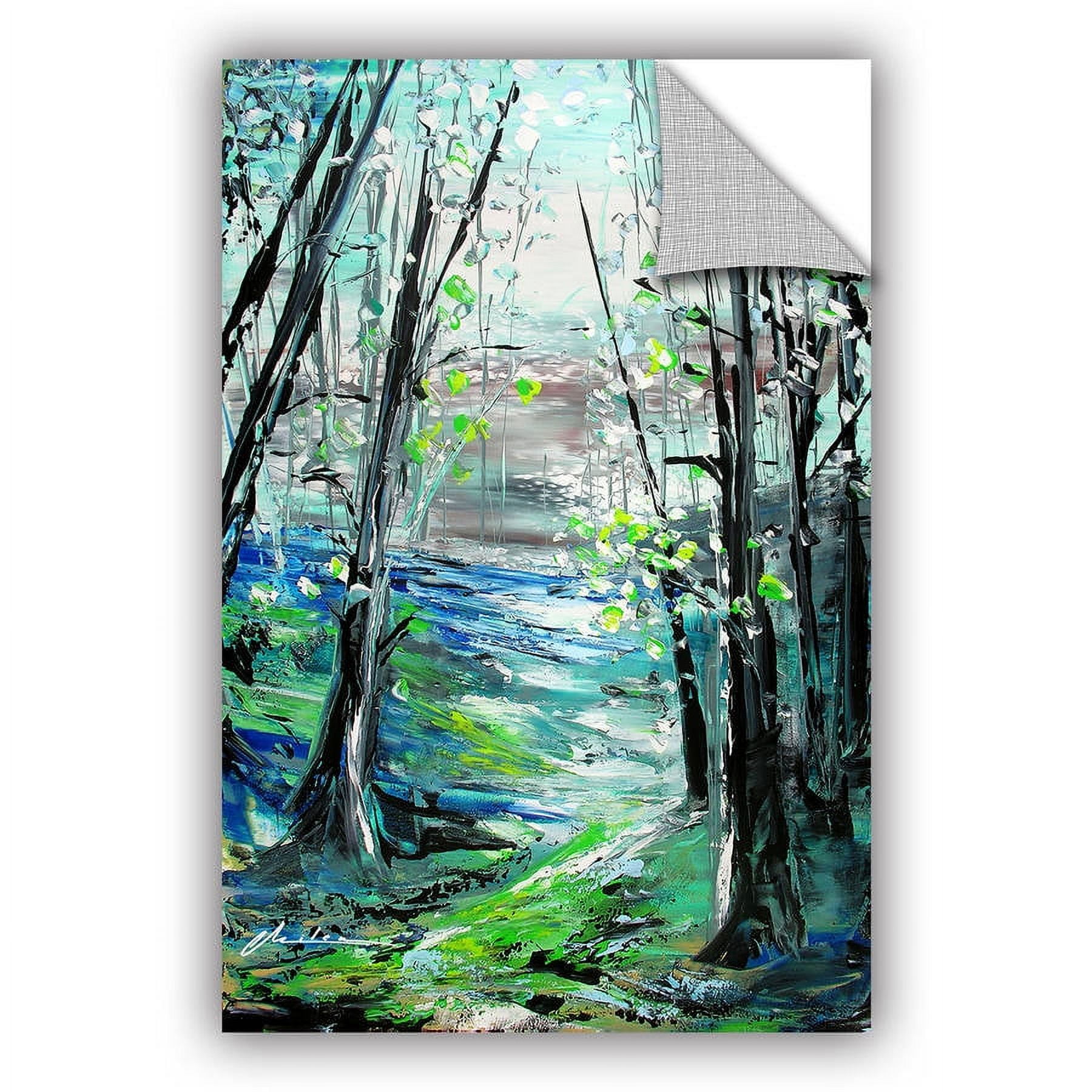 ArtAppealz Milen Tod "Through The Woods" Removable Wall Art