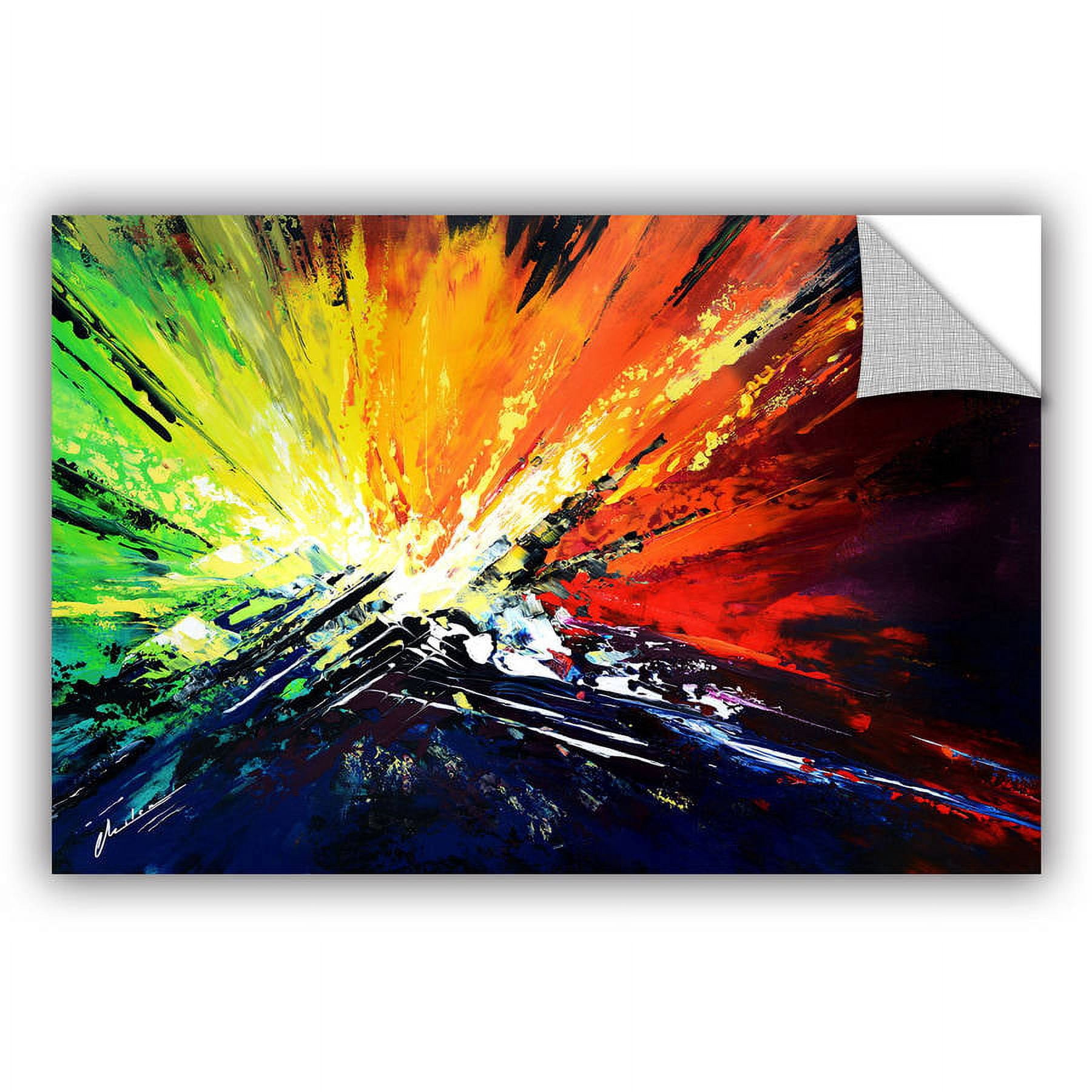 ArtAppealz Milen Tod "Vibrance 2" Removable Wall Art