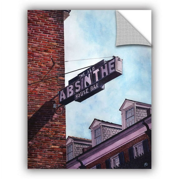 ArtAppealz Paige Wallis "Absinthe Minded" Removable Wall Art