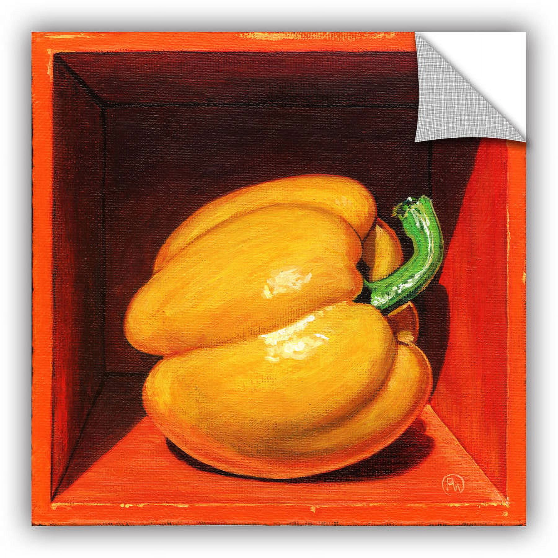 ArtAppealz Paige Wallis "Yellow Bell" Removable Wall Art