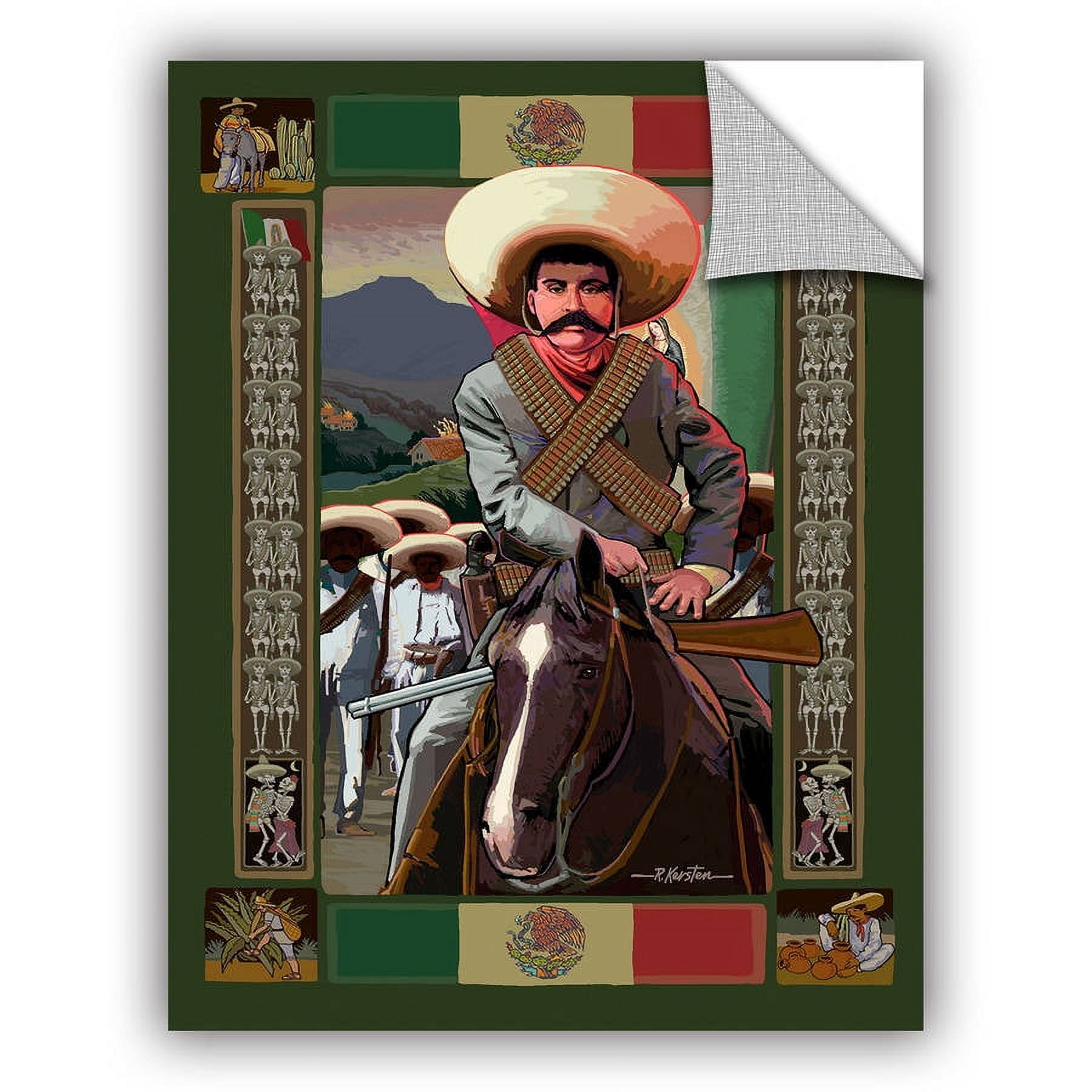 ArtAppealz Rick Kersten "Zapata" Removable Wall Art