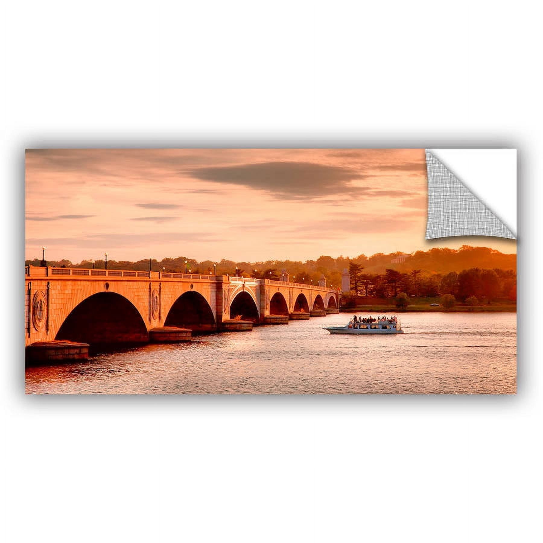 ArtAppealz Steve Ainsworth "River Cruise at Sunset" Removable Wall Art