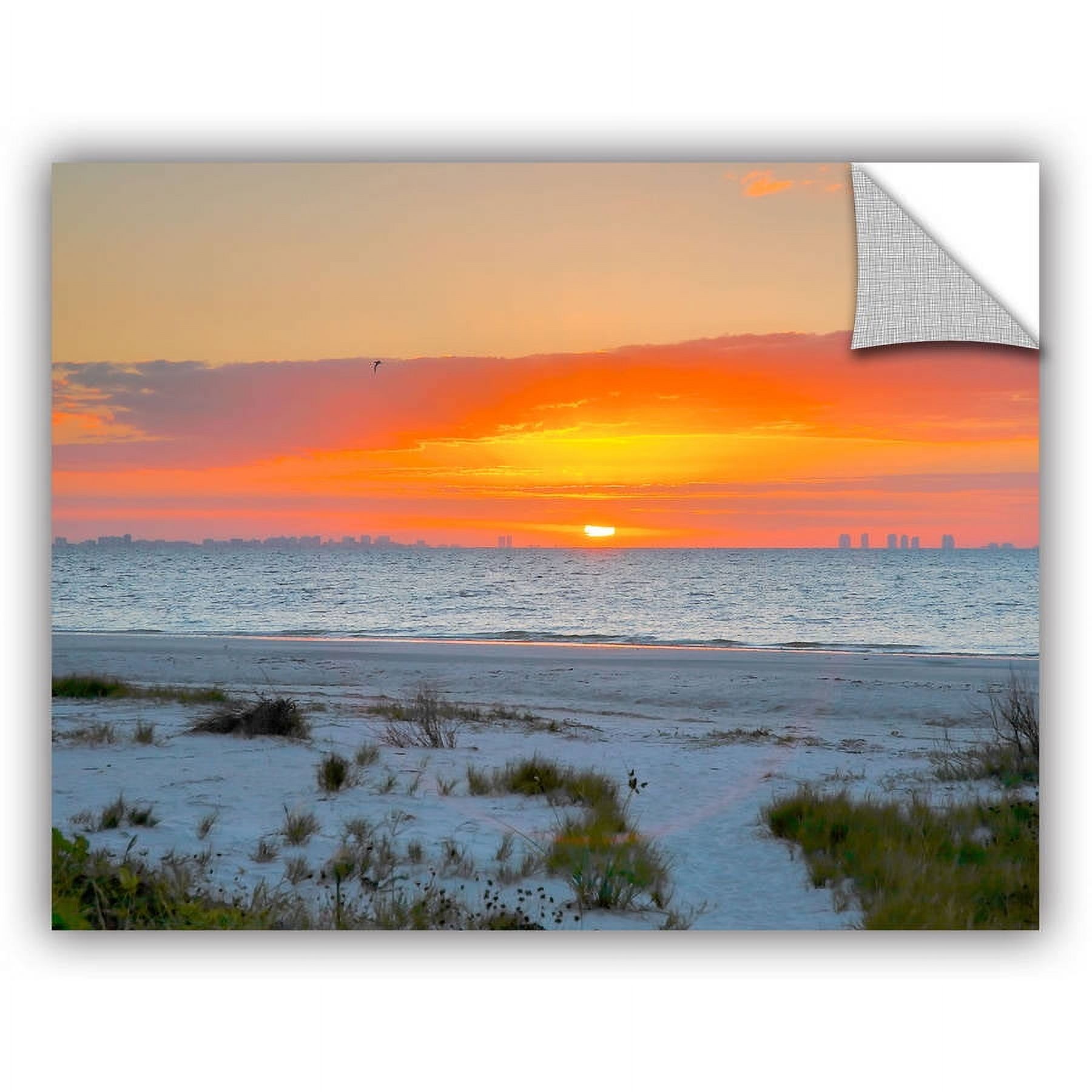 ArtAppealz Steve Ainsworth "Sanibel Sunrise IV" Removable Wall Art