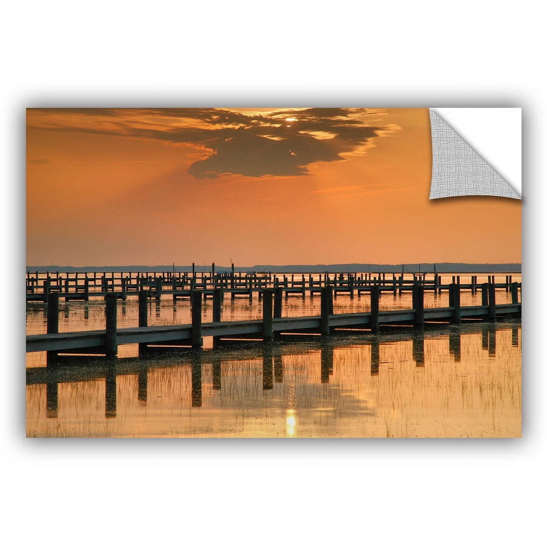ArtAppealz Steve Ainsworth "Silver and Gold" Removable Wall Art