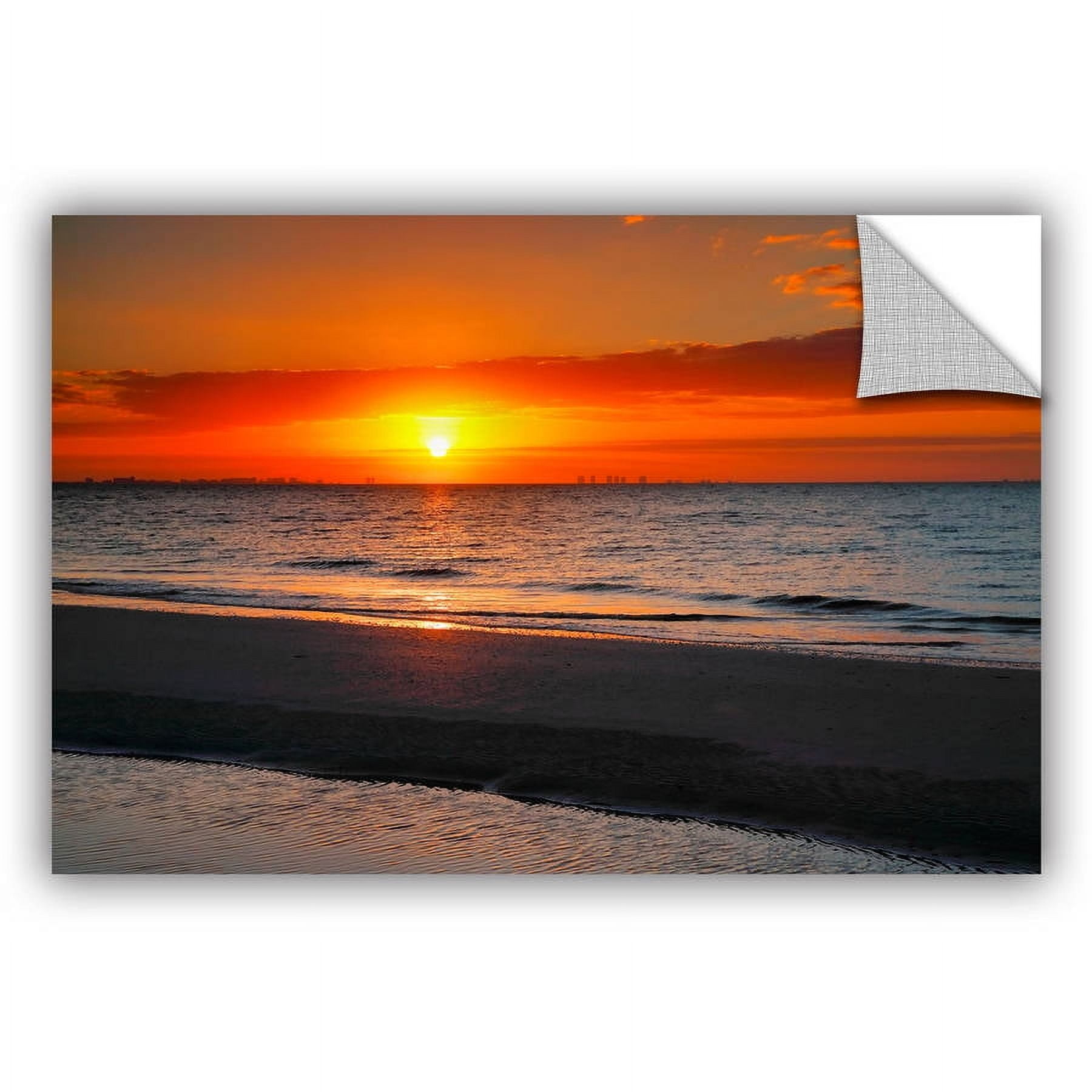 ArtAppealz Steve Ainsworth "Sunrise Over Sanibel" Removable Wall Art