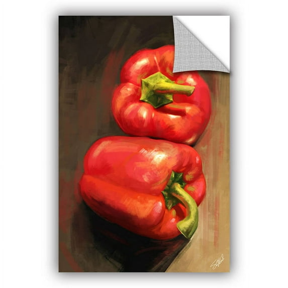 ArtAppealz Steve Goad "Bell Peppers" Removable Wall Art
