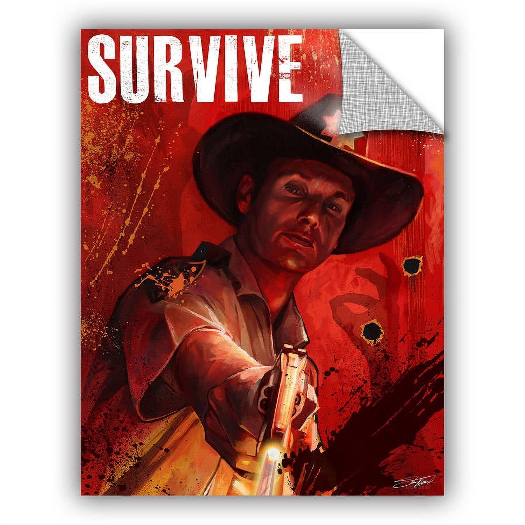 ArtAppealz Steve Goad "Survive" Removable Wall Art