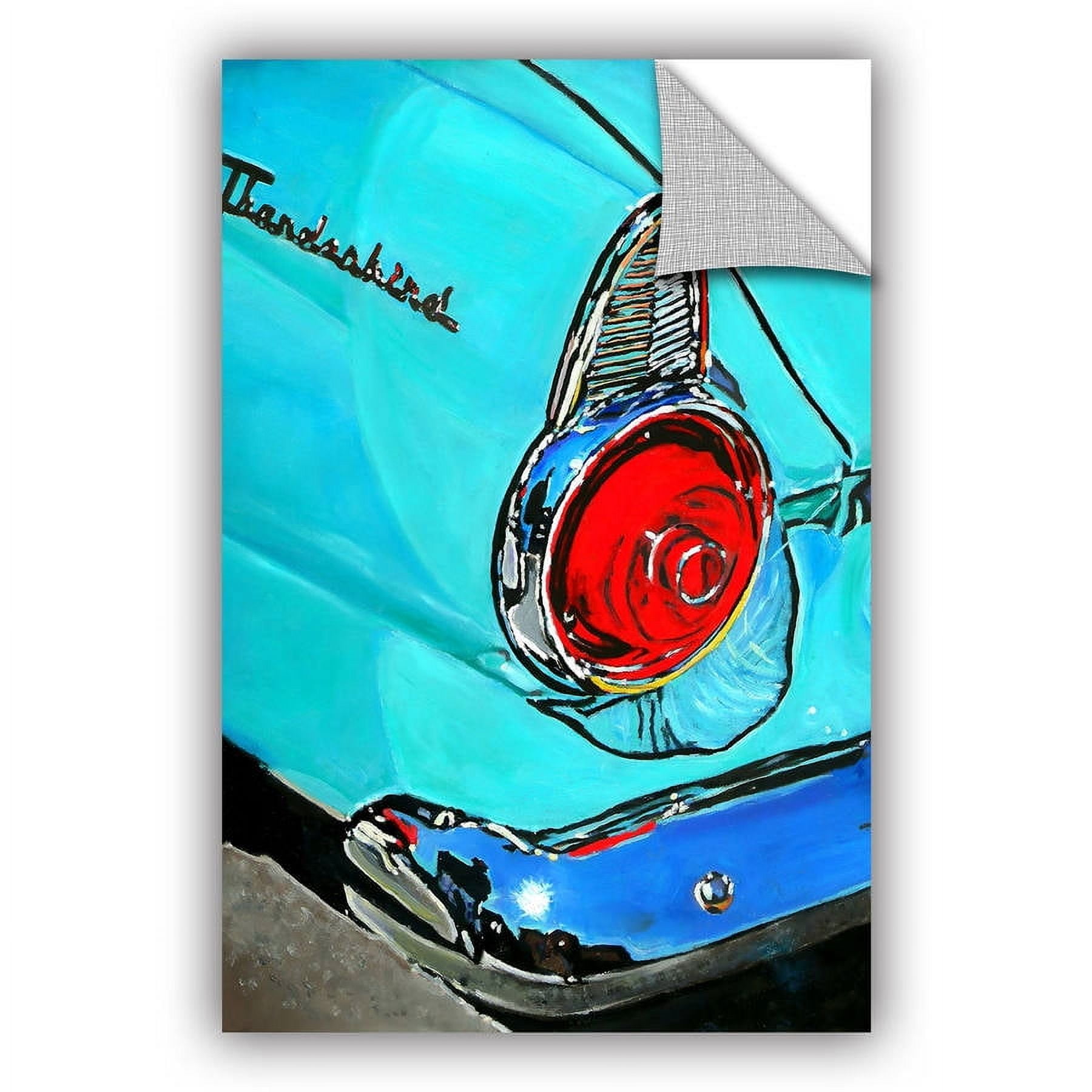 ArtAppealz Vel Verrept "1955 Thunderbird" Removable Wall Art