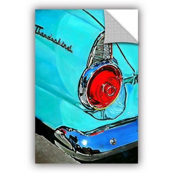 ArtAppealz Vel Verrept "1955 Thunderbird" Removable Wall Art