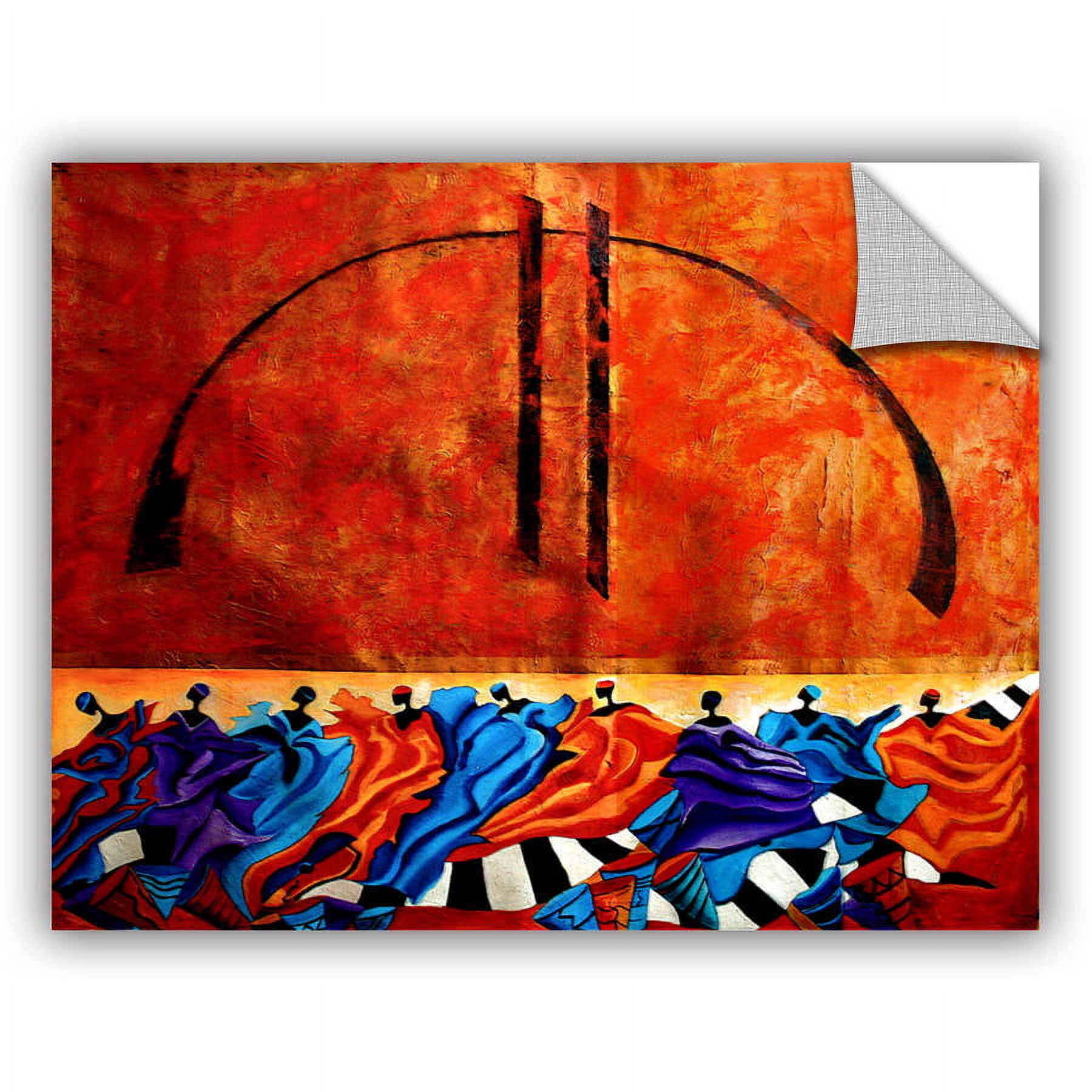 ArtAppealz Vel Verrept "De Vouwen Van Antwerpen" Removable Wall Art