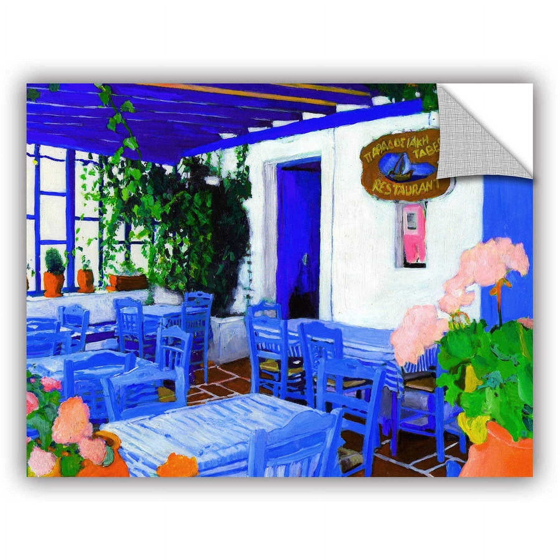 ArtAppealz Vel Verrept "Greece" Removable Wall Art