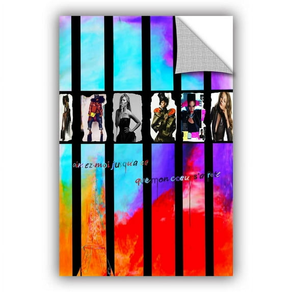 ArtAppealz Vel Verrept "Paris " Removable Wall Art