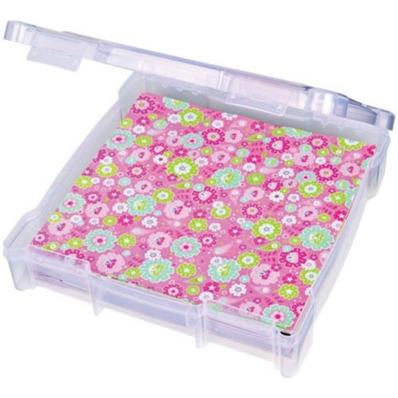 Yirtree 3-Layer Things & Crafts Storage Box with 18 Adjustable Compartments for Organizing Washi Tape, Embroidery Accessories, Threads Bobbins, Kids