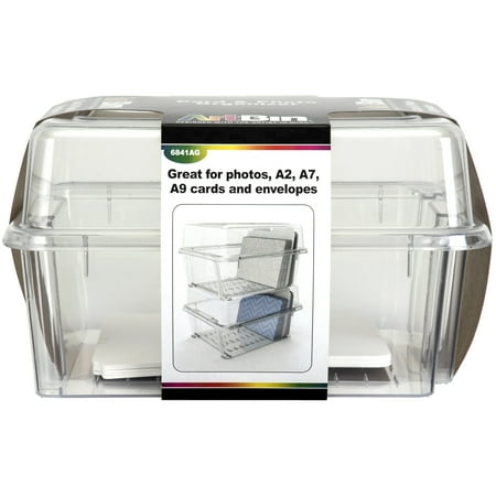 ArtBin Card and Photo Organizer Box with Dividers - Box and 8 Dividers