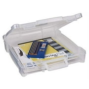ArtBin Essentials Storage Box with Handle- 12 by 12-Inch Art Craft Storage Container, Clear, 6913AB