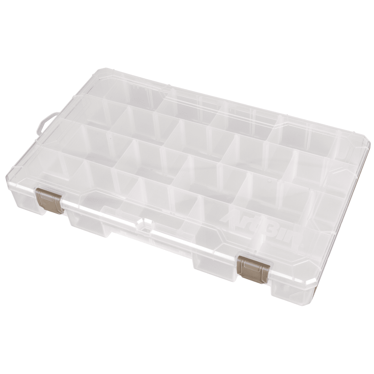 Cheers.US 3 Layers 18 Compartments Craft Organizer Box Plastic Adjustable  Storage Box Case Small Storage Container Case for Beads Crafts Jewelry