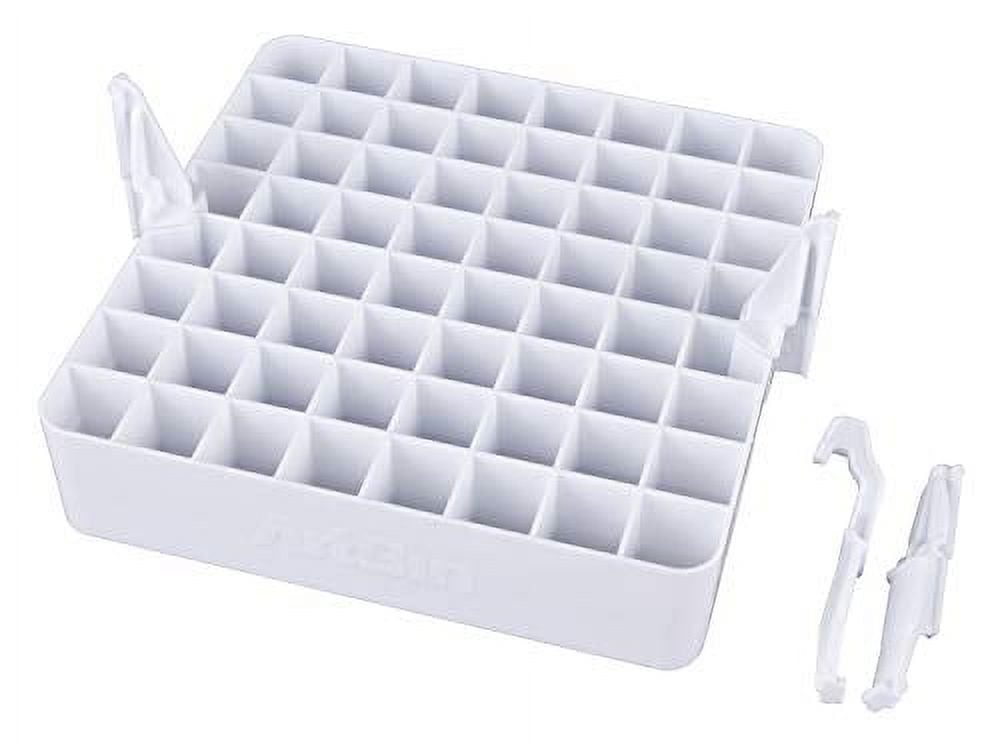 White Plastic 64-Compartment Art Supply Storage Tray