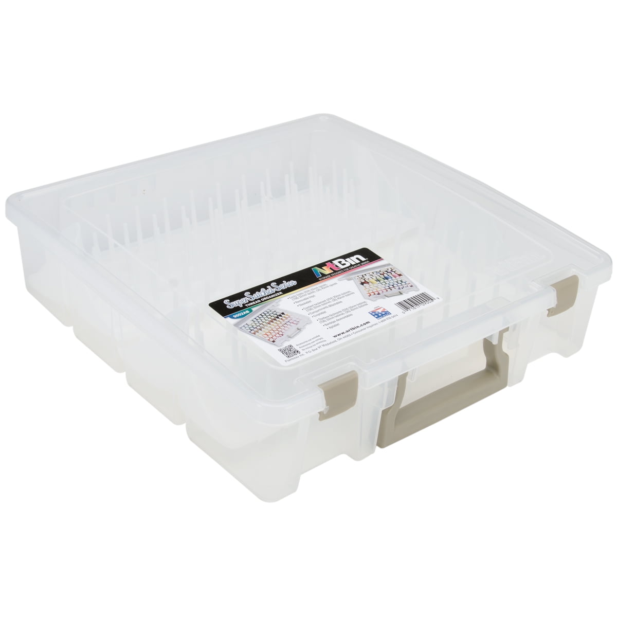 ArtBin Super Clear Sewing Thread Storage Box for Sewing Machine