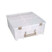 ArtBin Super Satchel Box, Double Deep, Transparent