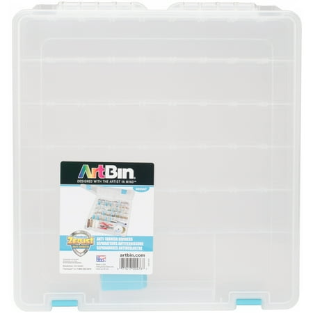 ArtBin Tarnish Inhibitor Super Satchel 8-20 Compartment, 15 inches, Plastic, Translucent, Craft and Hobby Storage, 1 Piece