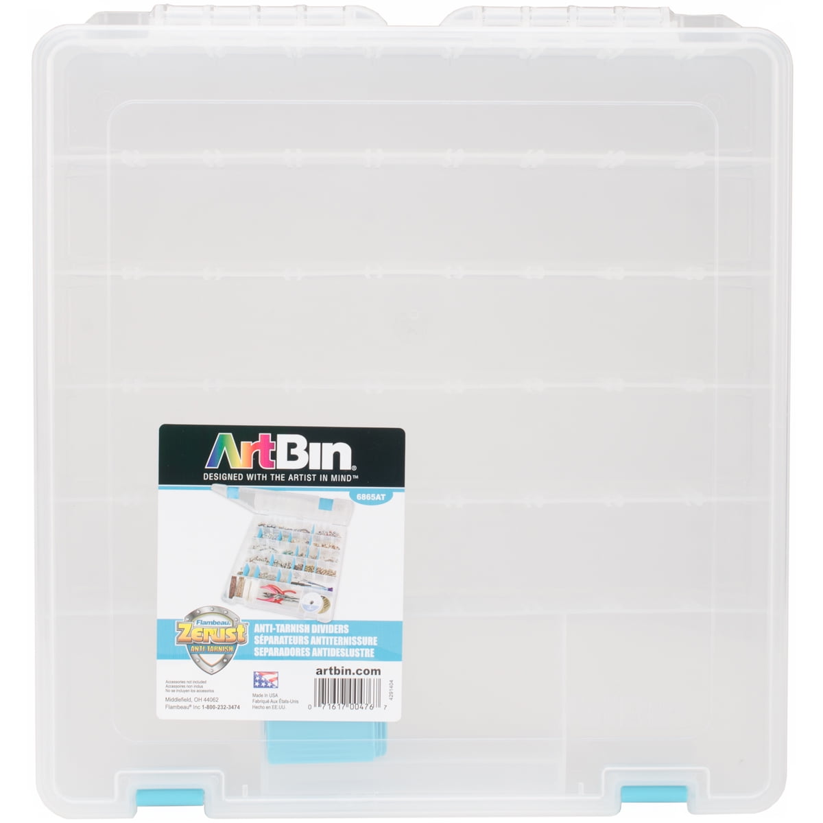 ArtBin Tarnish Inhibitor Super Satchel 15x15 inches Plastic Craft