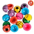 thumbnail image 1 of ArtCreativity 1.25 Inch Vinyl Sport Ball Poppers - Pack of 24 - Colorful Toy for Kids Ages 3+, 1 of 6