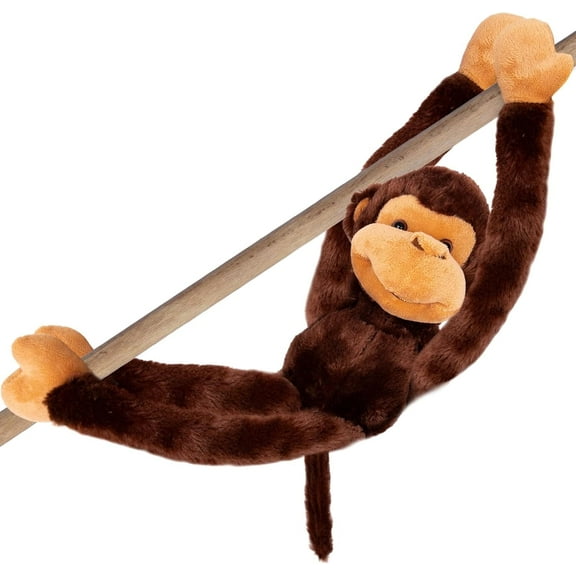 ArtCreativity 23" Long Arm Plush Monkey – Soft Hanging Stuffed Animal for Kids Ages 3+, Monkey Character, Nursery Decor & Gifts