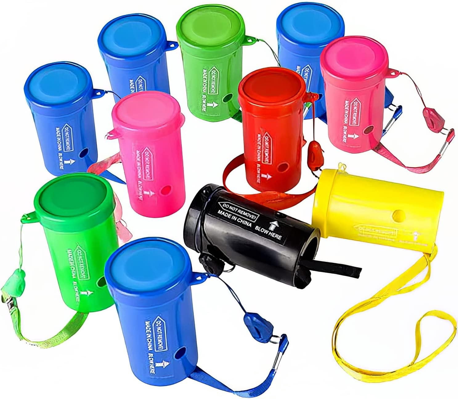 ArtCreativity 3-Inch Mini Air Horns, pack of 12 Loud Party Noisemakers for Kids Ages 3+ and Adults, Birthday Parties, Sports Events, Celebrations