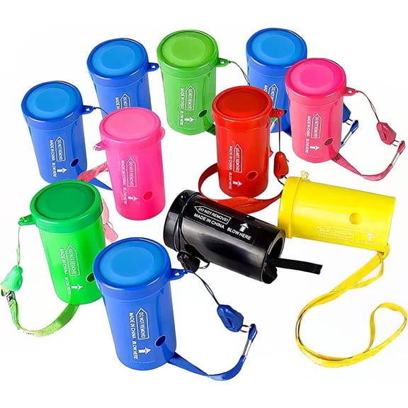 ArtCreativity 3-Inch Mini Air Horns, pack of 12 Loud Party Noisemakers for Kids Ages 3+ and Adults, Birthday Parties, Sports Events, Celebrations