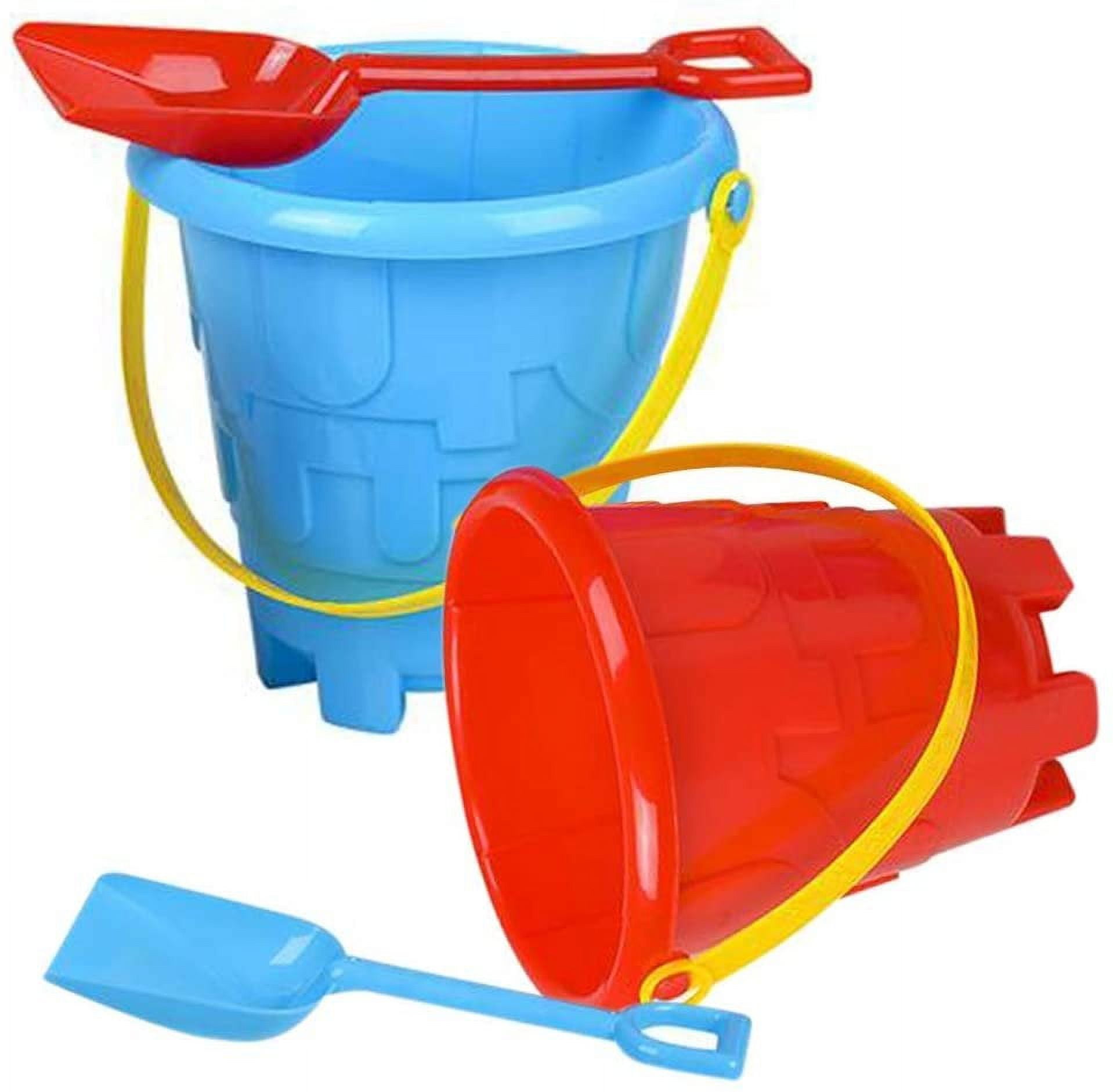 Beach Sand Castle Buckets and Shovels Set, Includes 12 Shovels and 12 · Art  Creativity