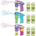 thumbnail image 1 of ArtCreativity Bubble Blaster Toy Set of 3 – Light-Up Bubble Guns with Sound Effects, Includes Bubble Solution, Fun Indoor/Outdoor Toy for Kids, 1 of 5