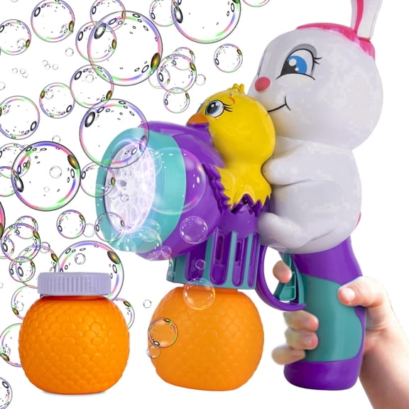 ArtCreativity Bubble Blaster Toy for Toddlers Ages 1-4 Bunny Design Outdoor Summer Play Backyard Fun Gift for Kids