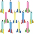 thumbnail image 1 of ArtCreativity Foam Finger Flyer Rockets - Set of 12, 6.5” Foam Slingshot Rockets for Kids, Fun Party Favors, Carnival Prizes, and STEM Toys, 1 of 7