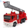 thumbnail image 1 of ArtCreativity Light Up Ladder Fire Truck, Red Firetruck Toys for Kids with Lights, Sounds, Water-Spraying Hose, and Extendable Ladder, Light-Up Push and Go Firefighter Toys for Kids, Great Gift Idea, 1 of 7