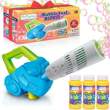 ArtCreativity Leaf Blower Bubble Machine Toy for Boys and Girls – Bubble Blower with Bubble Solution Included – Fun Outdoor Toys